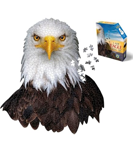 Amazon.com: Madd Capp Puzzles - I AM Eagle - 300 Pieces - Animal
